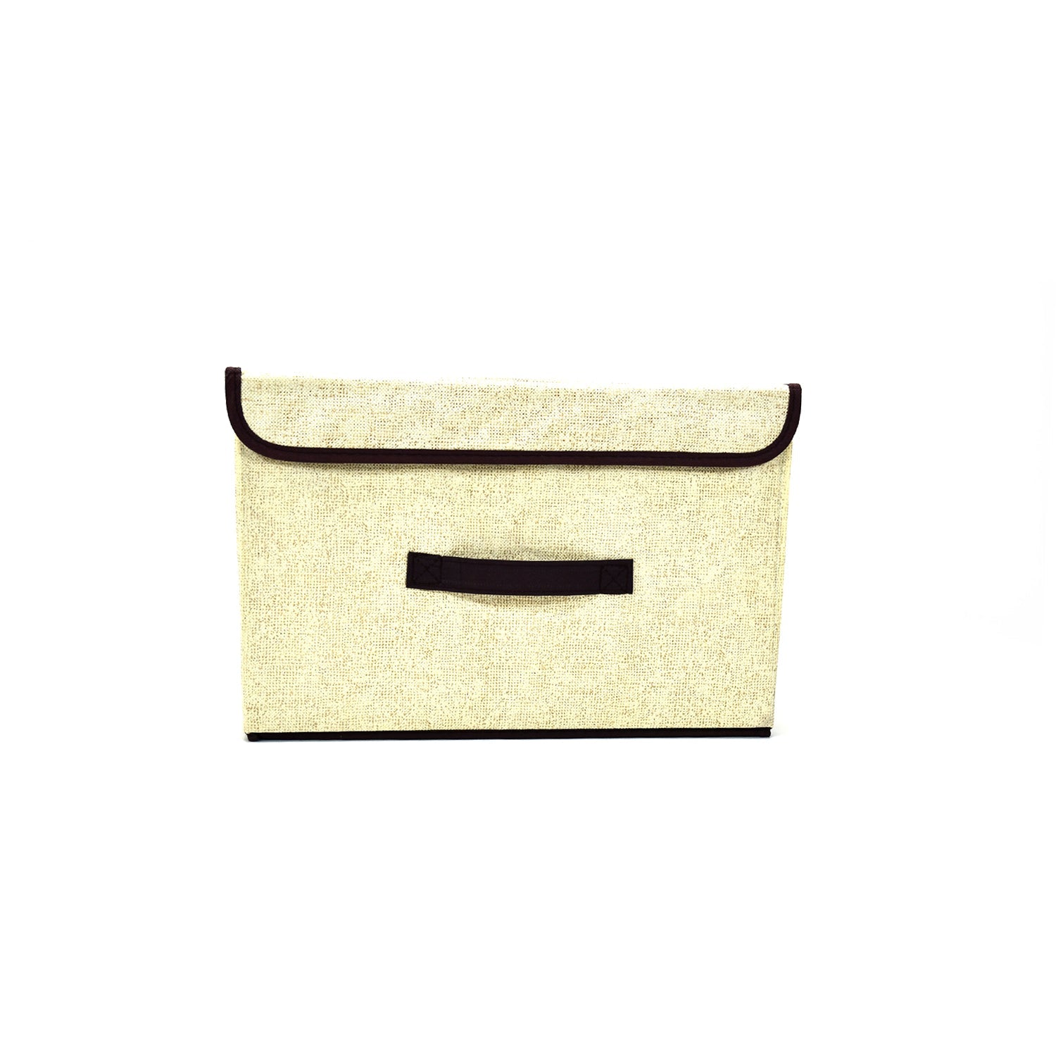 6470 Foldable Storage Box with Lid and Handles, Cotton and Linen Storage Bins and Baskets Organizer for Nursery, Closet, Bedroom, Home DeoDap 6470 Foldable Storage Box with Lid and Handles, Cotton and Linen Storage Bins and Baskets Organizer for Nursery, Closet, Bedroom, Home DeoDap